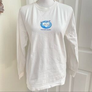 Techstyles Sportswear Mammoth Mountain Long Sleeve T-Shirt Powder Angel Girls XL